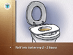 You should try to void every 2-3 hours and immediately before you self-catheterize or remove the plug. Void into the hat placed into the toilet, and measure the amount of urine in the hat.